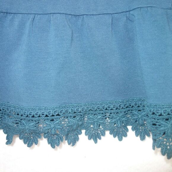 Matilda Jane Clothing Make Believe Hold The Key Dress Teal Blue Women's Medium - Picture 3 of 8